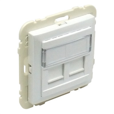 90442_SGE dupla RJ45 keretszerelvény, jég