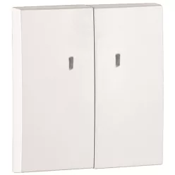  90615_TBR Dupla billentyű jelzőfényes mechanizmushoz, fehér színű