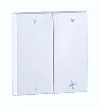 90616_TGE Dupla billentyű ventillátor jellel, jég színű