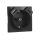90630 TPM - Fedlap Schuko + USB-A + USB-C aljzathoz, fekete