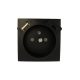 90650 TPM - Fedlap Francia dugalj + USB-A + USB-C aljzathoz, fekete