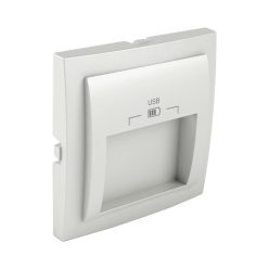 90673_TGE dupla USB aljzat fedél, jég