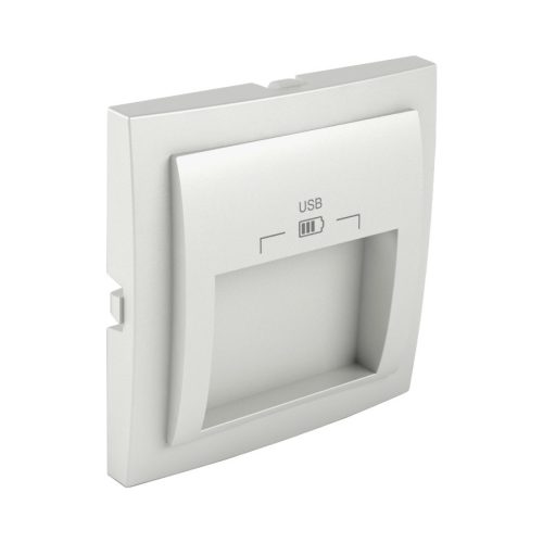 90673_TGE dupla USB aljzat fedél, jég
