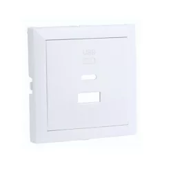   90674_TGE Fedlap dupla töltő aljzathoz (USB-A + USB-C), jég