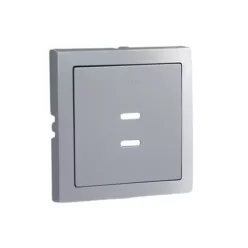   90675_TAL Fedlap dupla töltő aljzathoz (2x USB-C), alumínium