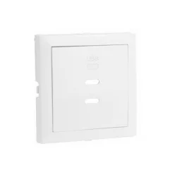 90675_TBR Fedlap dupla töltő aljzathoz (2x USB-C), fehér