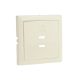 90675_TMF Fedlap dupla töltő aljzathoz (2x USB-C), elefántcsont