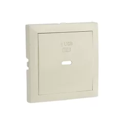 90676_TMF Fedlap USB-C töltő aljzathoz, elefántcsont
