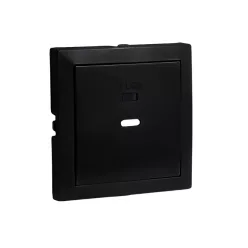 90676_TPM Fedlap USB-C töltő aljzathoz, fekete
