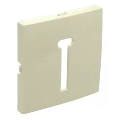   90718_TMF Fedlap T8 francia telefon csatlakozóaljzathoz elefántcsont
