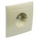 90903_TPE Fedlap kerettel Schuko csatlakozóaljzathoz, gyerekzáras gyöngyház