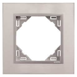 90910_TIA METALLO Egyes keret, inox/alumínium