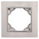 90910_TIA METALLO Egyes keret, inox/alumínium