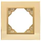90910_TOU METALLO Egyes keret, arany/arany