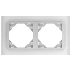90920_TCA Crystal Kettes keret, kristály/alumínium