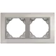90920_TIA METALLO Kettes keret, inox/alumínium