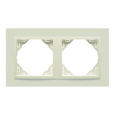 90920_TMM ANIMATO Kettes keret, elefántcsont