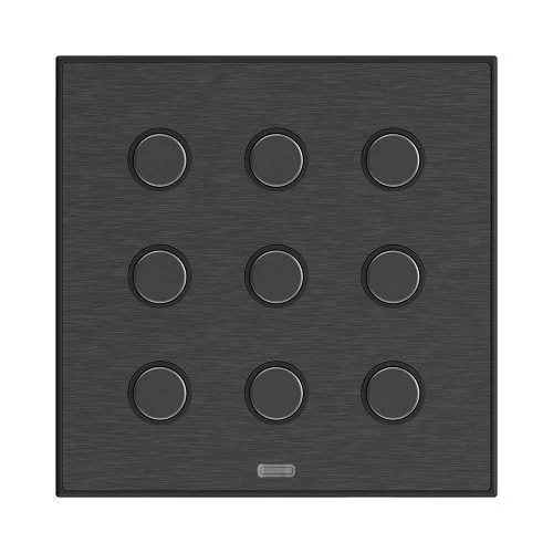 MSB3-90/BB Fém fali vezérlő, grafitfekete