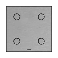 MSB3-40/SS Fém fali vezérlő, ezüst