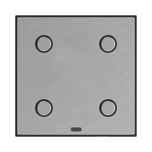 MSB3-40/SS Fém fali vezérlő, ezüst