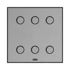 MSB3-60/SS Fém fali vezérlő, ezüst