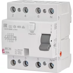EFI-P4 A 25A 30mA áram-védőkapcsoló