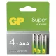 GP Super Alkáli elem AAA 4db