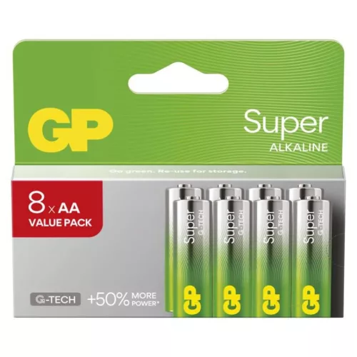 GP Super Alkáli elem AA 8db