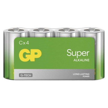 GP SUPER ALKÁLI ELEM C 4DB/FÓLIA