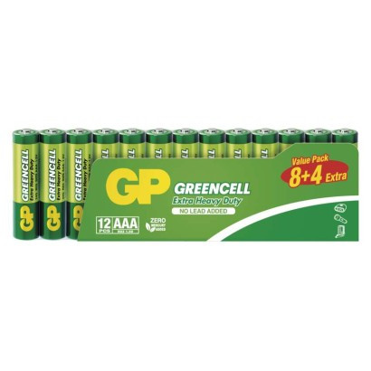 GP ELEM GREENCELL R03 12SH