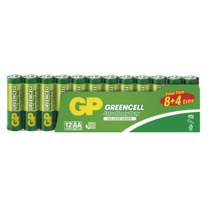 GP ELEM GREENCELL R6 12SH