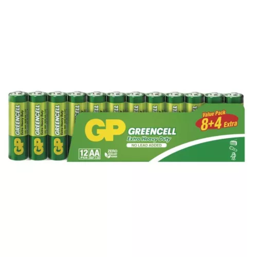 GP Greencell elem AA 12db/fólia