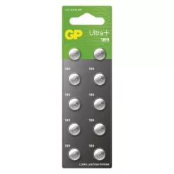 GP Ultra Plus Alkáli gombelem LR54 (189F) 10db/bliszter