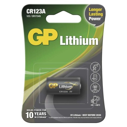 GP Lítium elem CR123A 1db/bliszter