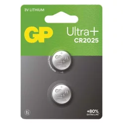 GP Ultra plus Lítium gombelem CR2025 2db/bliszter