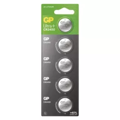 GP Ultra plus Lítium gombelem CR2450 5db/bliszter