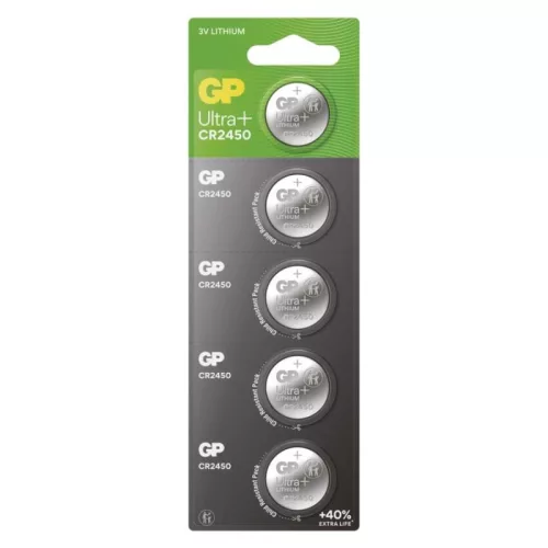 GP Ultra plus Lítium gombelem CR2450 5db/bliszter