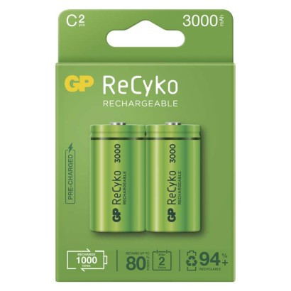 GP ReCyko NiMH Akkumulátor HR14 (C) 3000mAh 2db