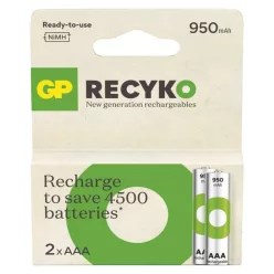 GP ReCyko NiMH Akkumulátor HR03 (AAA) 950mAh 2db