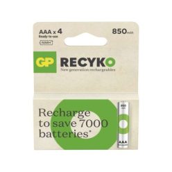 GP ReCyko NiMH Akkumulátor HR03 (AAA) 850mAh 4db