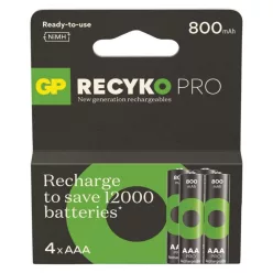GP ReCyko Pro NiMH Akkumulátor HR03 (AAA) 4db
