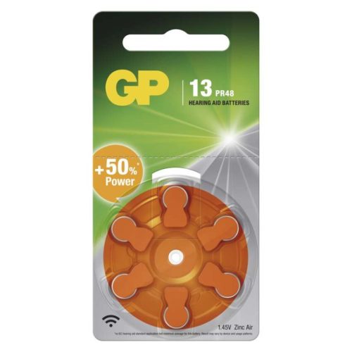 GP Gombelem hallókészülékekbe ZA13 6db/bliszter