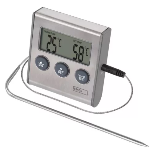 Digitális grillhőmérő időzítővel E2157