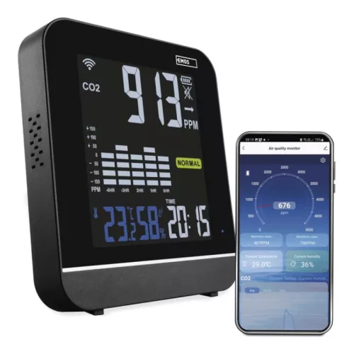 GoSmart Levegőminőség mérő E30300 wifivel