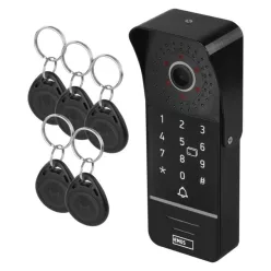   EMOS Ajtóra szerelhető színes kameraegység monitorokhoz és videó kaputelefonokhoz EM-10AHD