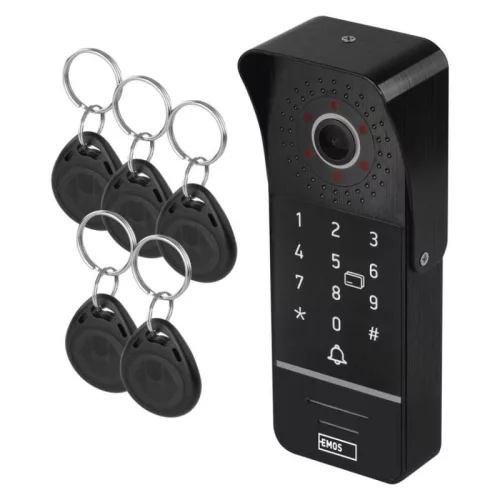EMOS Ajtóra szerelhető színes kameraegység monitorokhoz és videó kaputelefonokhoz EM-10AHD