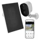 GoSmart Kültéri akkumulátoros kamera IP-1150 SNAP wifivel és napelemmel