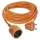 Hosszabbító 10 m / 1 aljzat / narancssárga / PVC / 250 V / 1,5 mm2