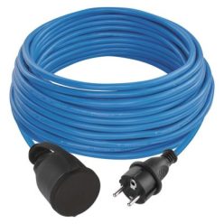   Fagyásálló hosszabbító kábel 20 m / 1 csatlakozó / kék / PVC / 230 V / 1,5 mm2