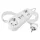 Hosszabbító 1,4 m / 2 aljzat+2×USB-A+1×USB-C / fehér / PVC / 1,5 mm2